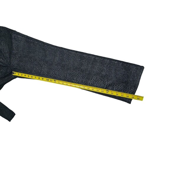 Jones New York Jeans Lexington Straight Black Gray Snakeskin Pattern Size 8 EUC - Picture 8 of 8